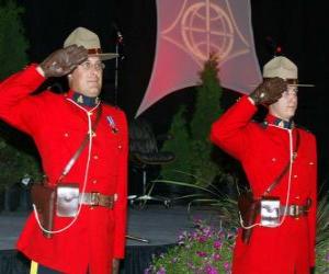 пазл Полицейский Королевской канадской конной полиции